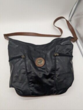 Vintage Michael Stevens International Navy Hobo Shoulder Bag